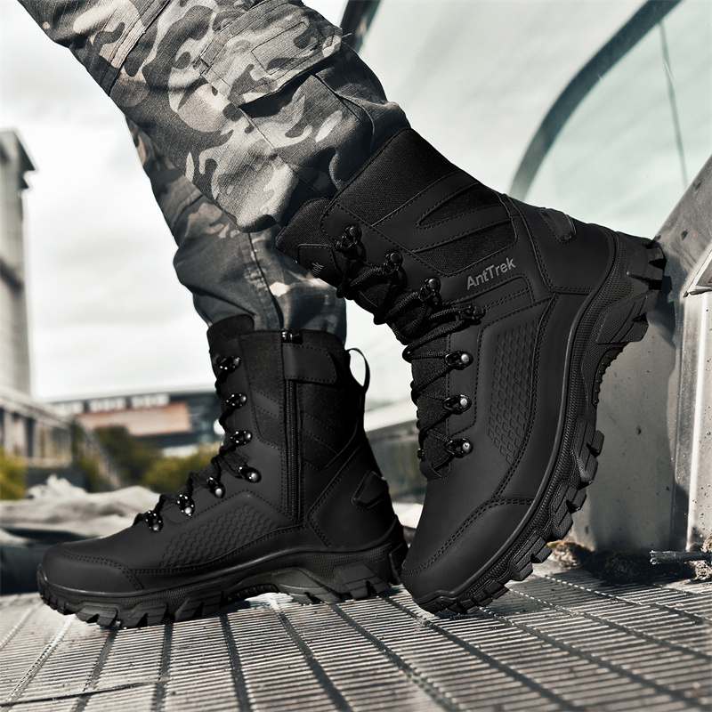 Men'S Shoes Hiking - 2025 novas botas táticas dos homens