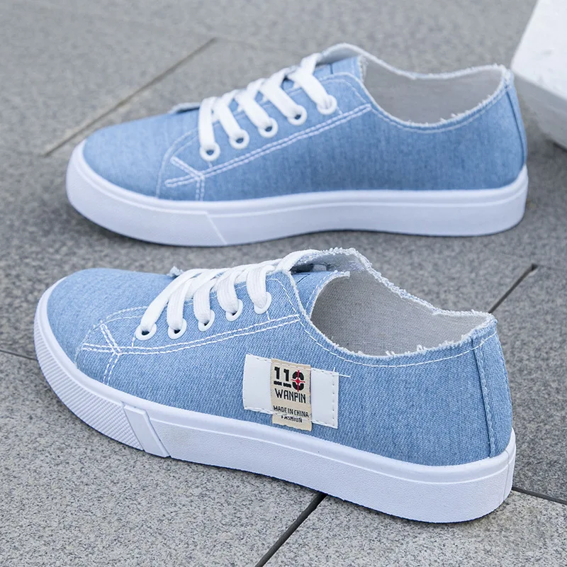 Men Shoes Everyday - Tênis Feminino de Lona Cano Baixo