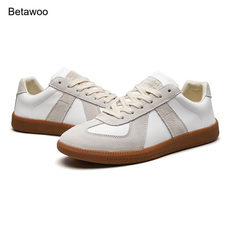 Men'S Shoes No Laces - Tênis Casuais Masculinos Retrô de Couro