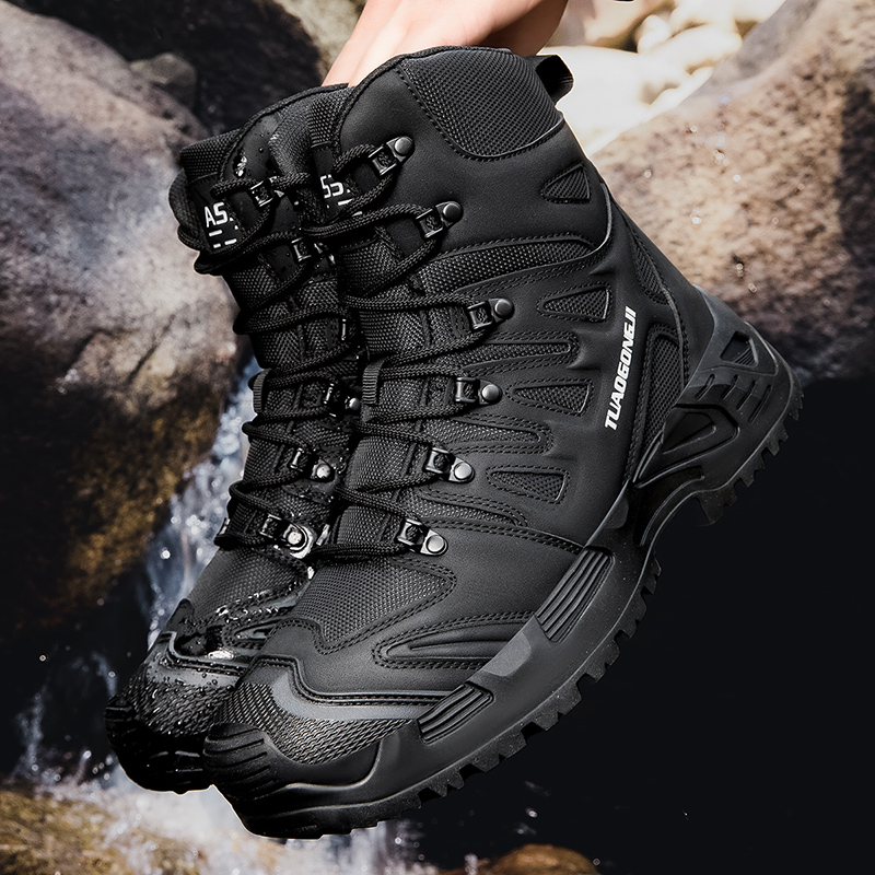 Men'S Shoes Hiking - Sapatos de caminhada de treinamento tático