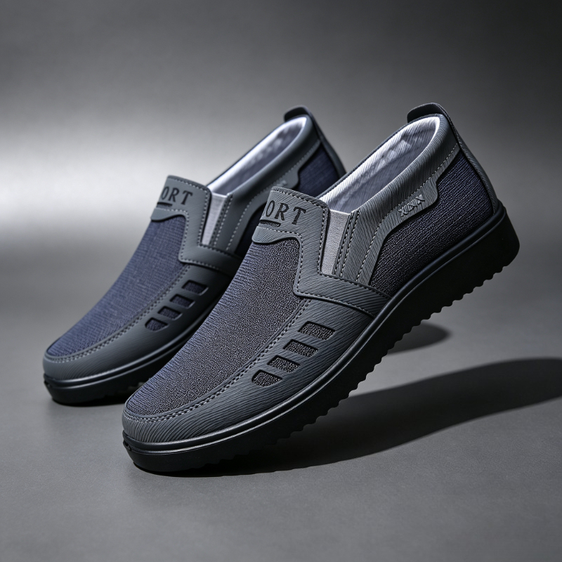 Men'S Shoes Loafers Casual - Sapatos masculinos de lona, ​​sapatilhas respiráveis