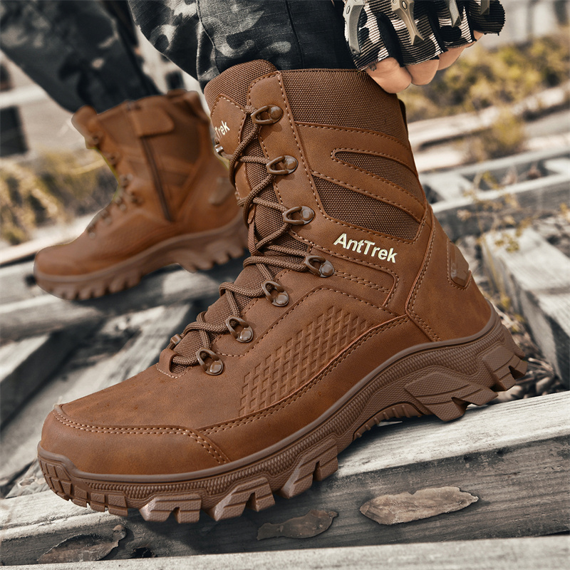 Novos homens botas táticas caç - Men'S Shoes Hiking avaliação e preço