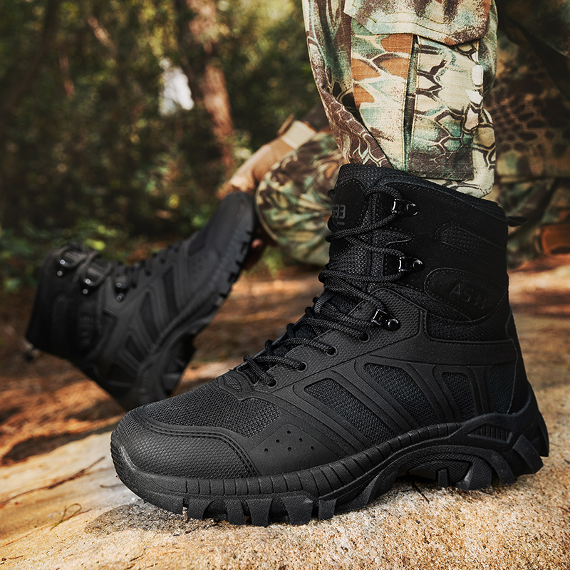 Homens botas táticas rendas at - Men'S Shoes Hiking avaliação e preço