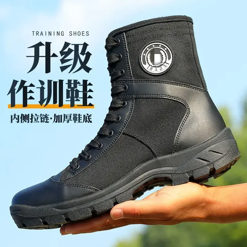 Botas Táticas Masculinas de Ve - Men'S Shoes No Laces avaliação e preço