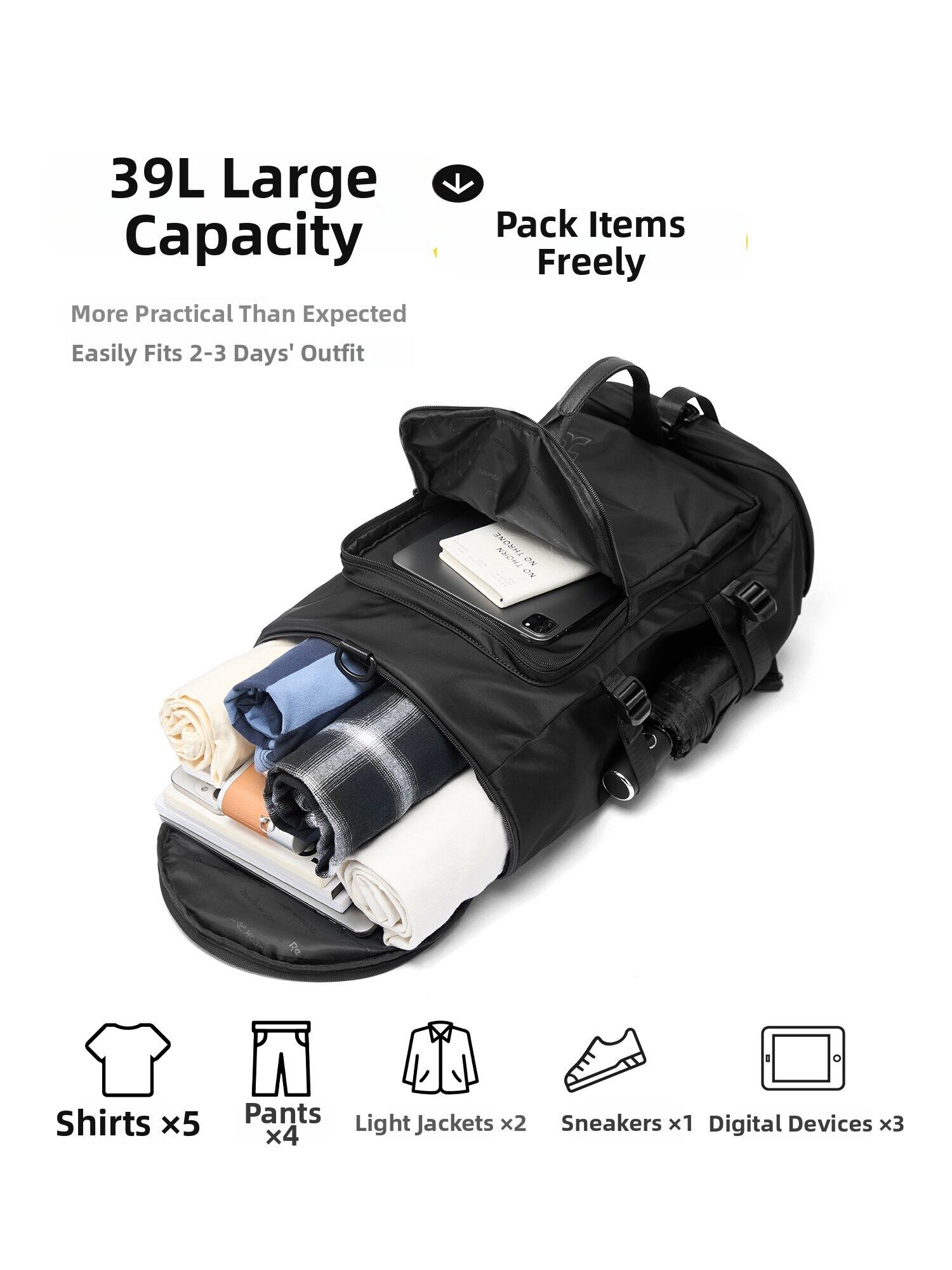 Mochila de Viagem Conversível  - Men Shoes Reebok avaliação e preço