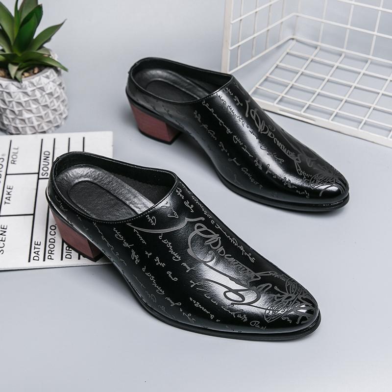 Mules de Couro Marrom para Hom - Men'S Shoes Dress Casual avaliação e preço