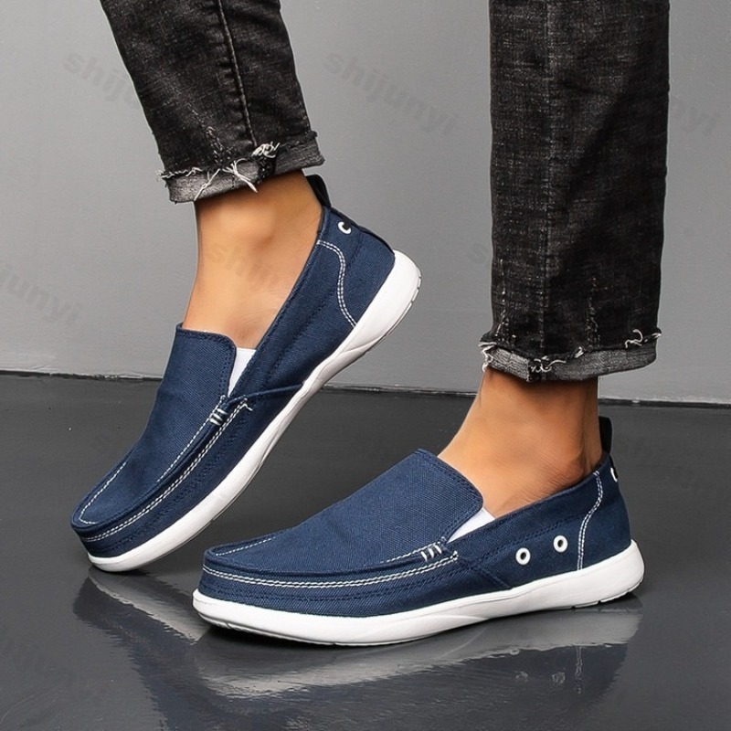 Outono masculino lona sapatos  - Men'S Shoes Loafers Casual avaliação e preço