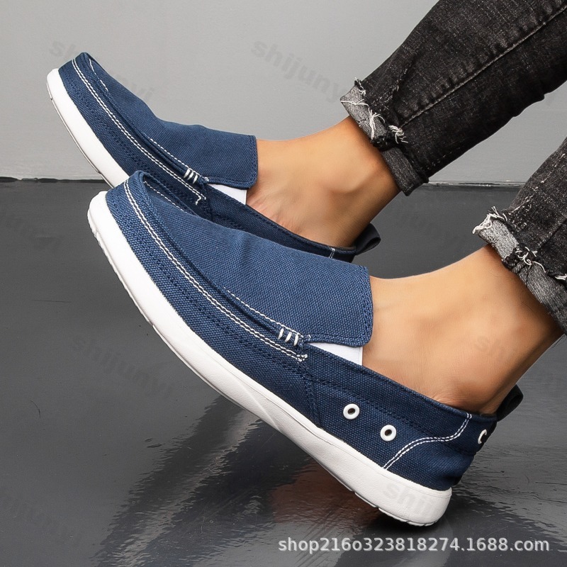 Outono masculino lona sapatos  - Men'S Shoes Loafers Casual avaliação e preço