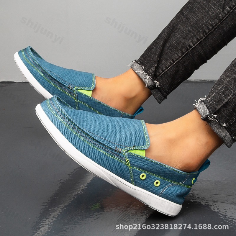 Outono masculino lona sapatos  - Men'S Shoes Loafers Casual avaliação e preço
